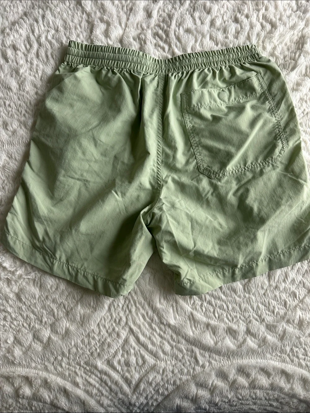 Light Green Men's Madewell Casual Drawstring Swim Trunks